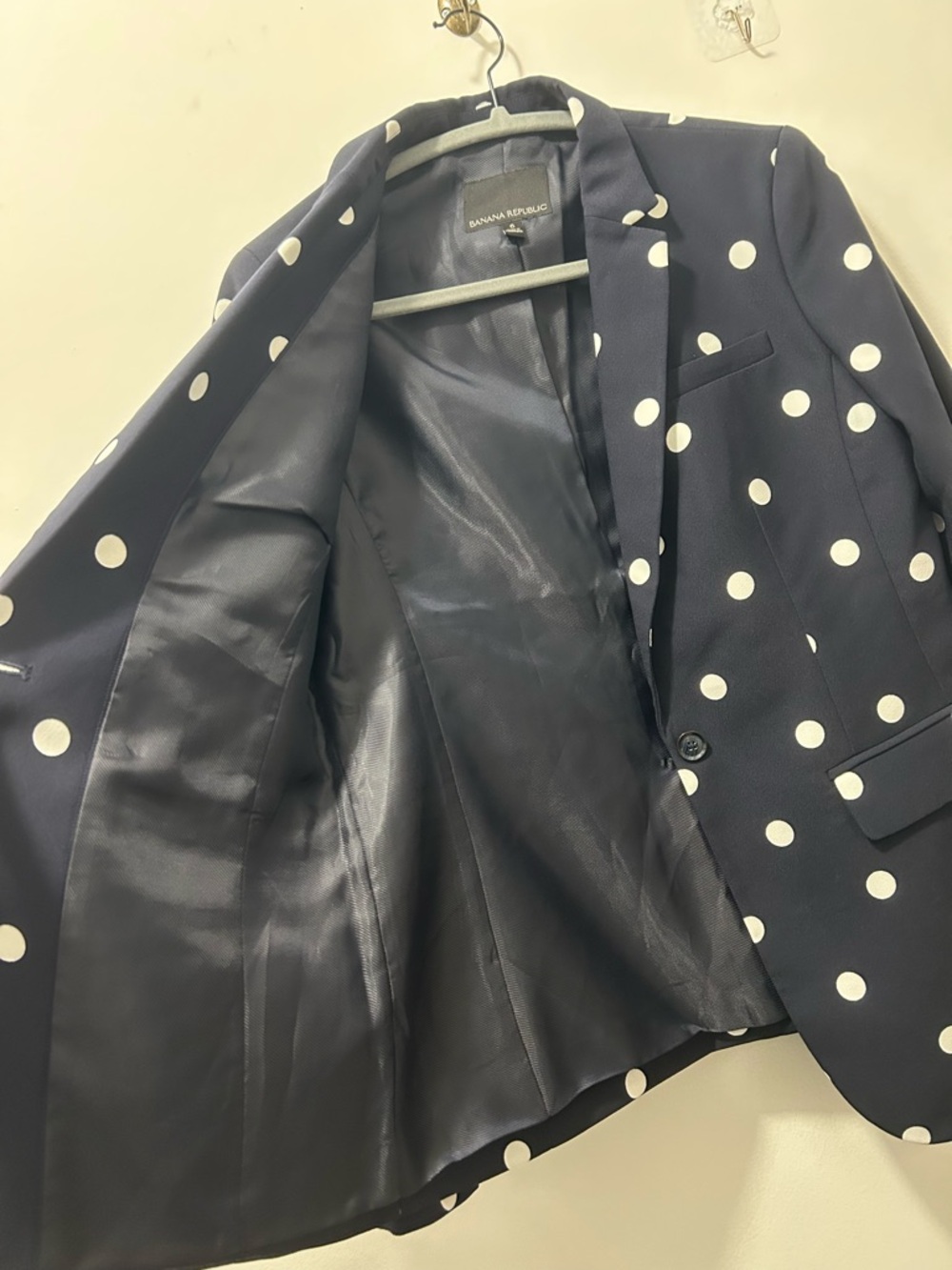Banana Republic polka dot blazer size 6 - Picture 7 of 9